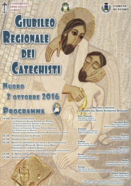 Locandina Giubileo Regionale Catechisti - 4 ottobre 2016 - Nuoro